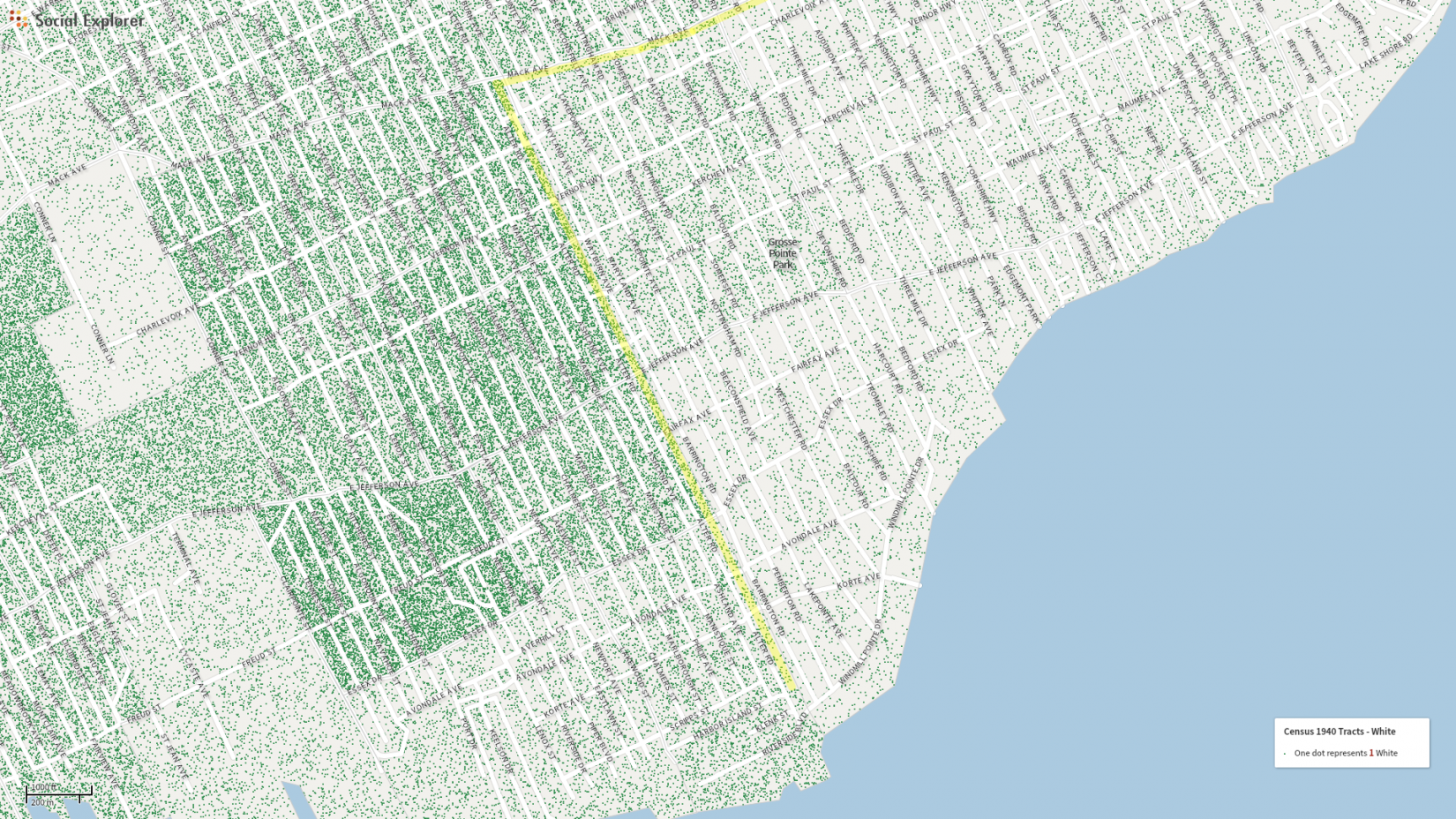 1940 White Population
