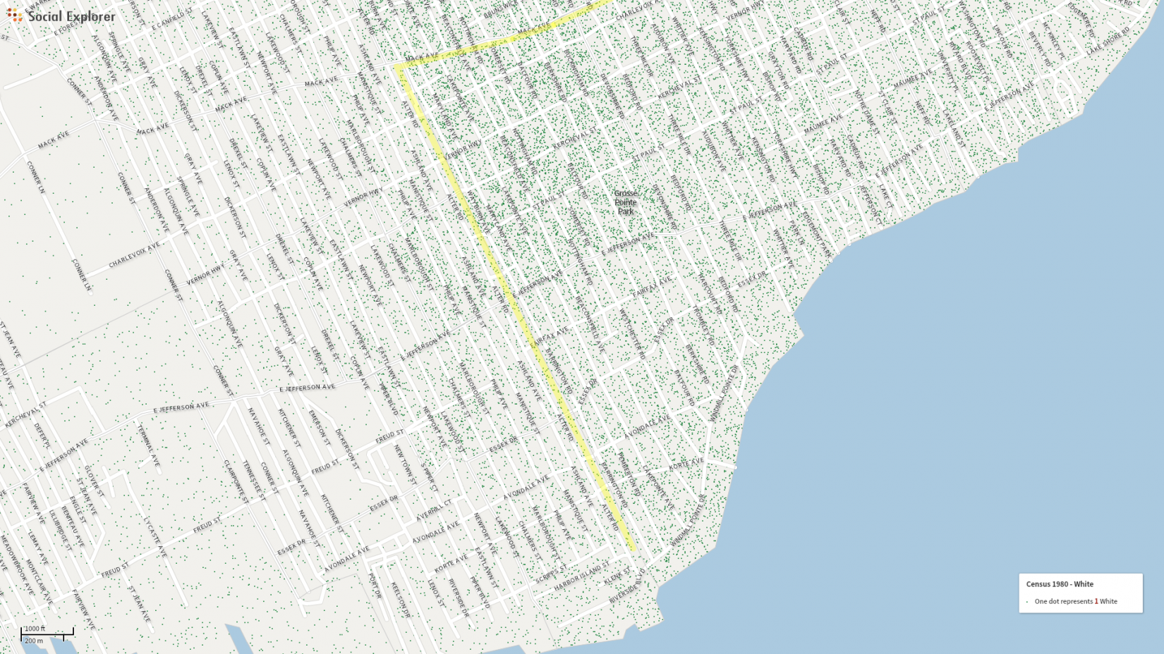 1980 White Population