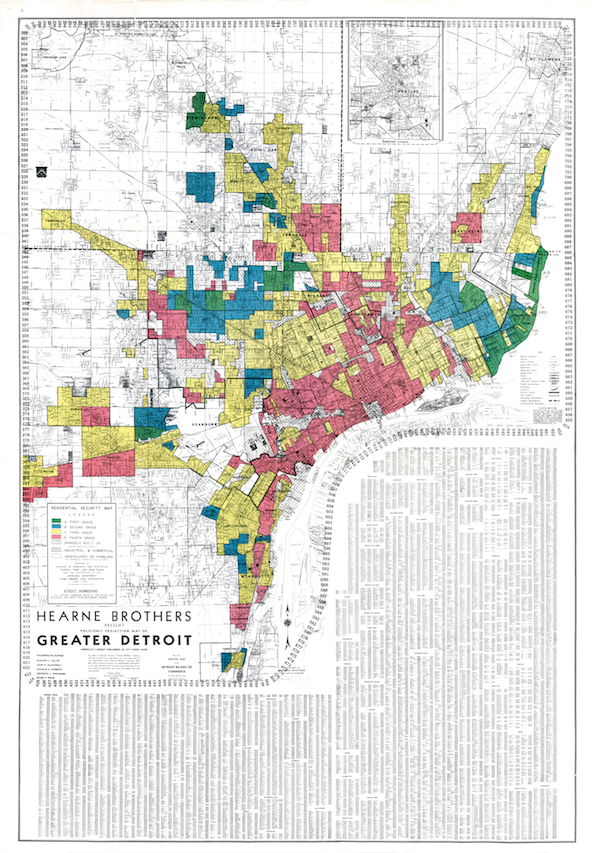DETROIT HOLC MAP 1939