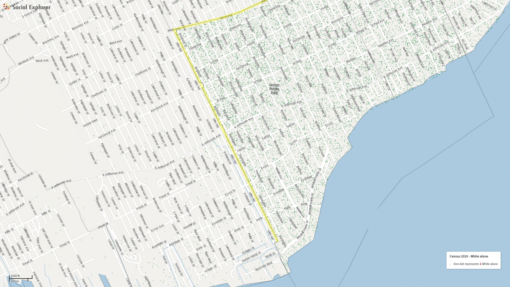 2010 White Population