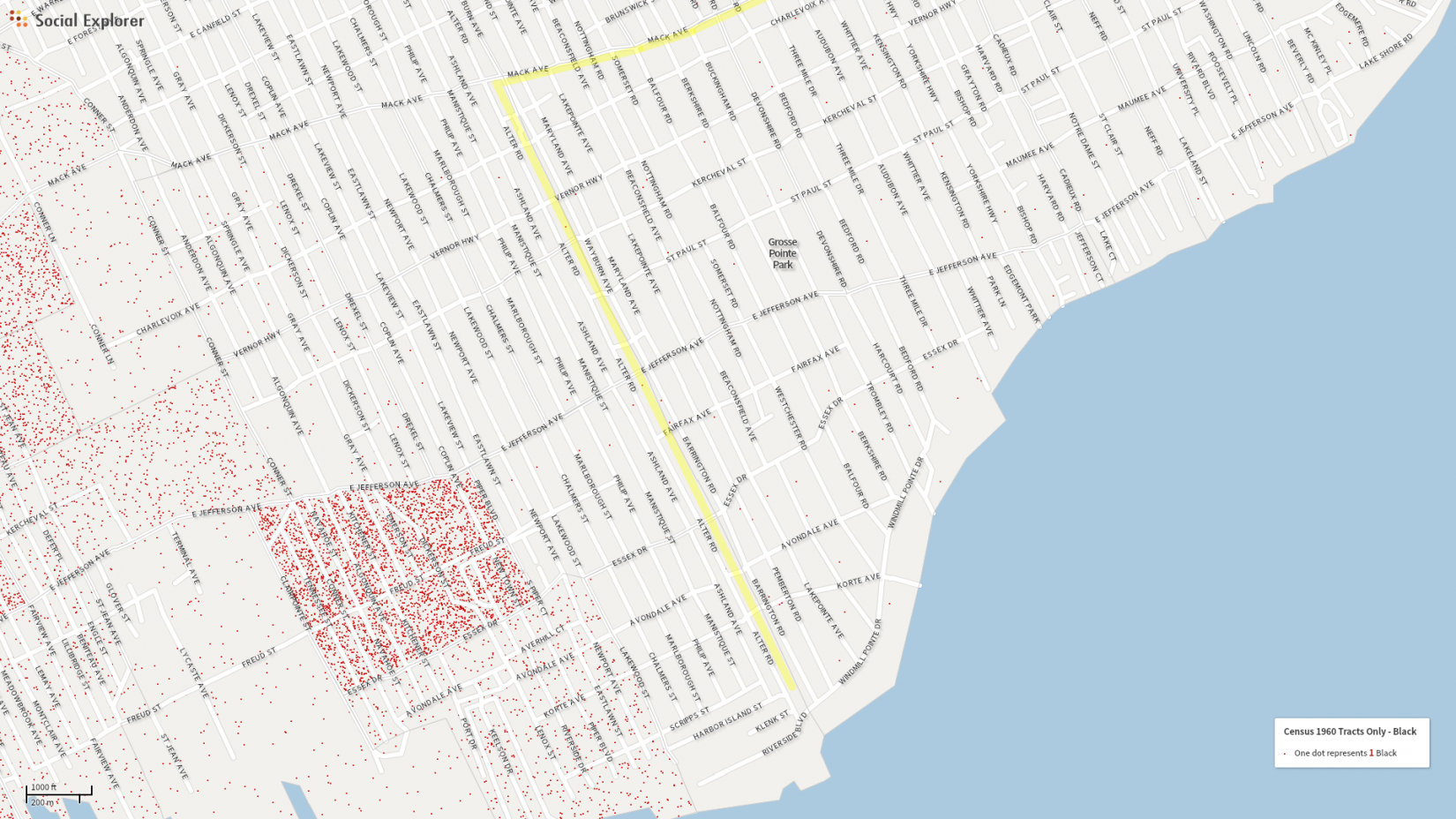1960 Black Population