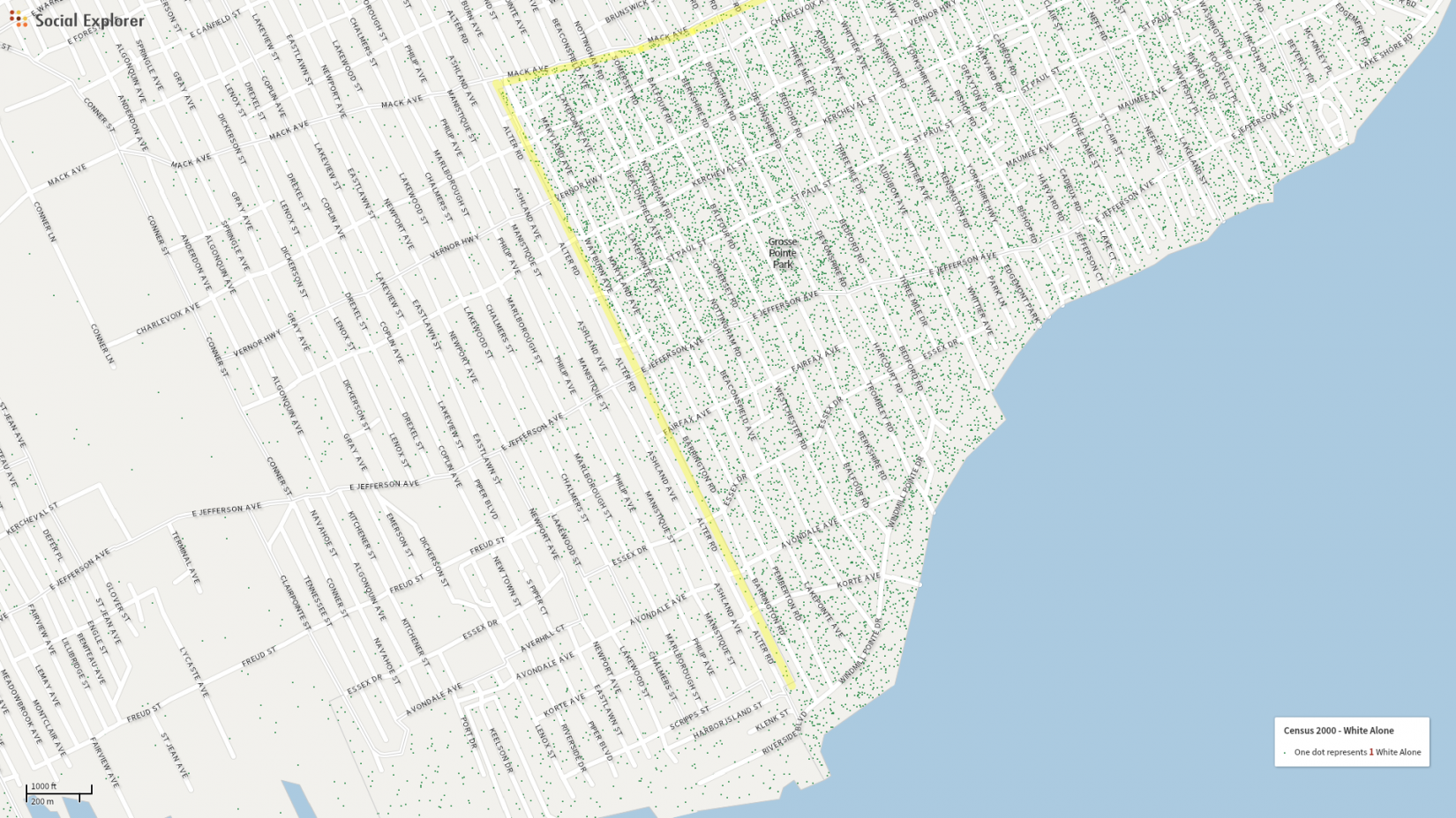 2000 White Population