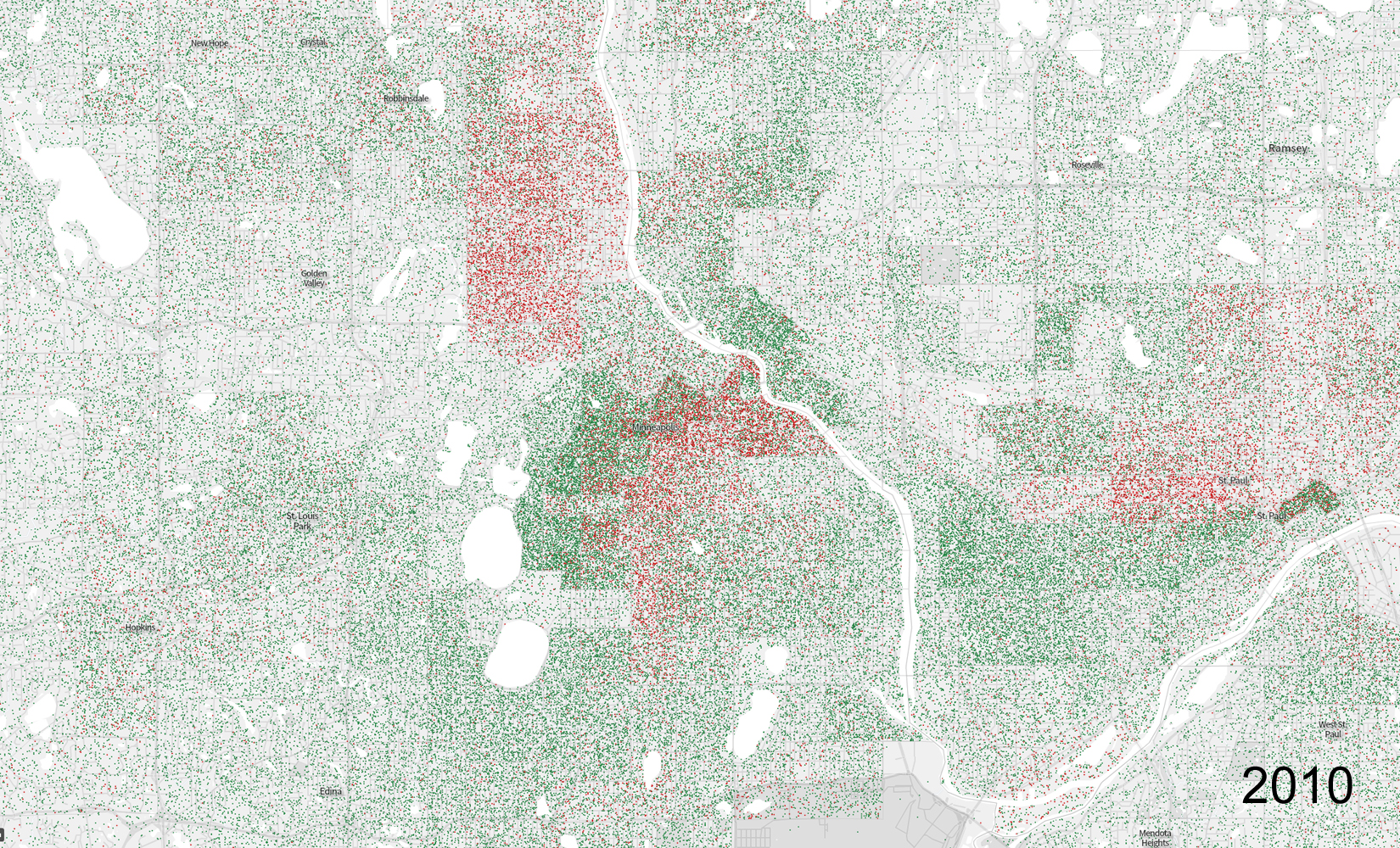 1 DOT EQUALS 5 RESIDENTS