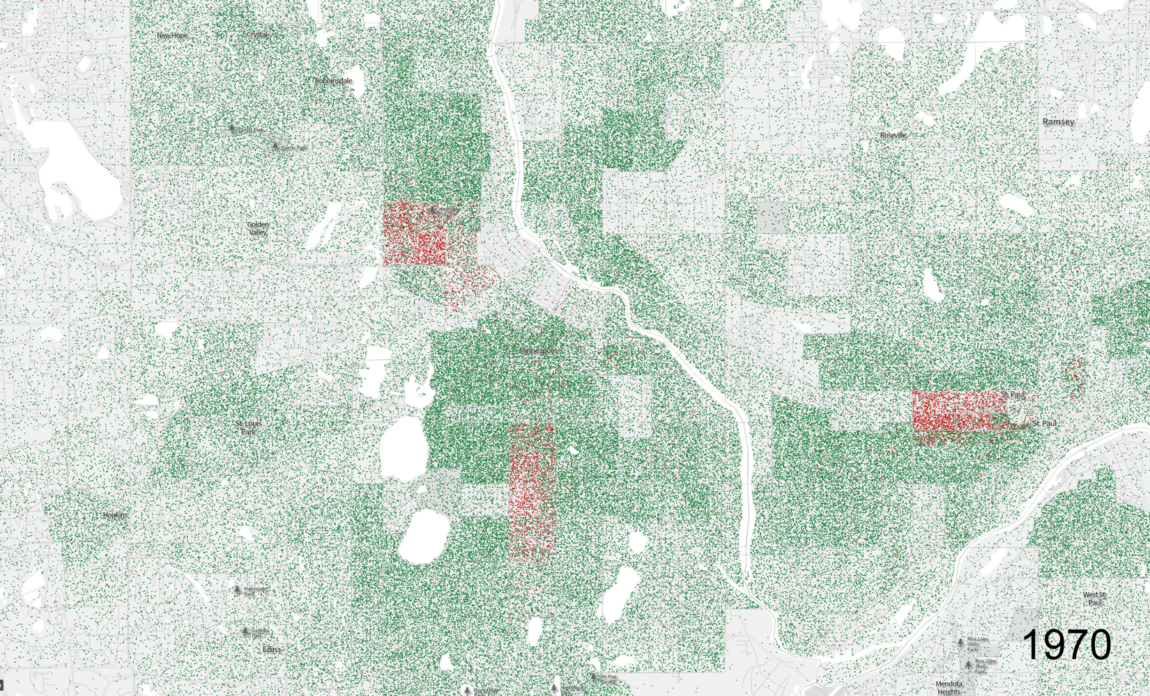 1 DOT EQUALS 5 RESIDENTS